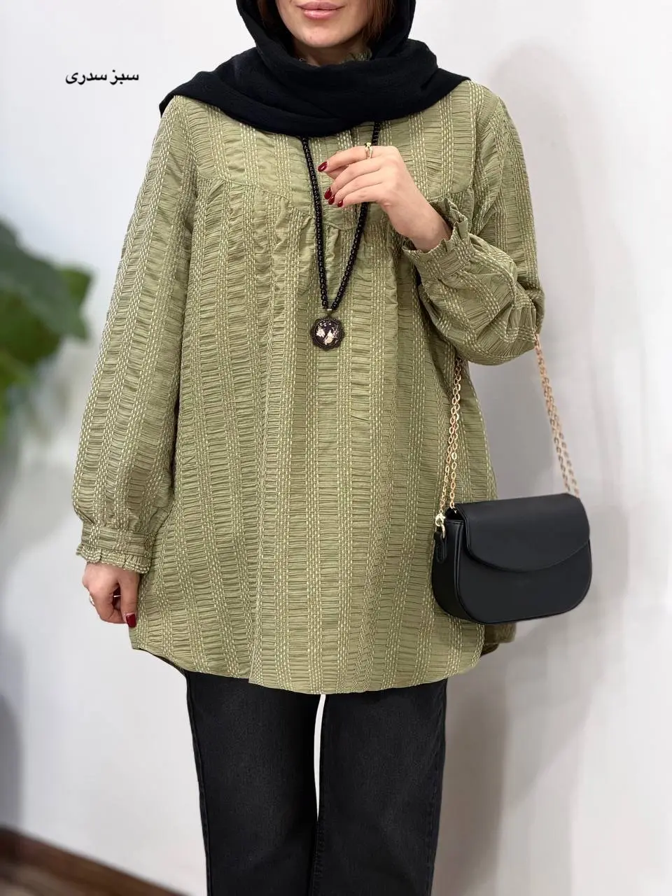 مانتو یقه چین آیسو بارلین